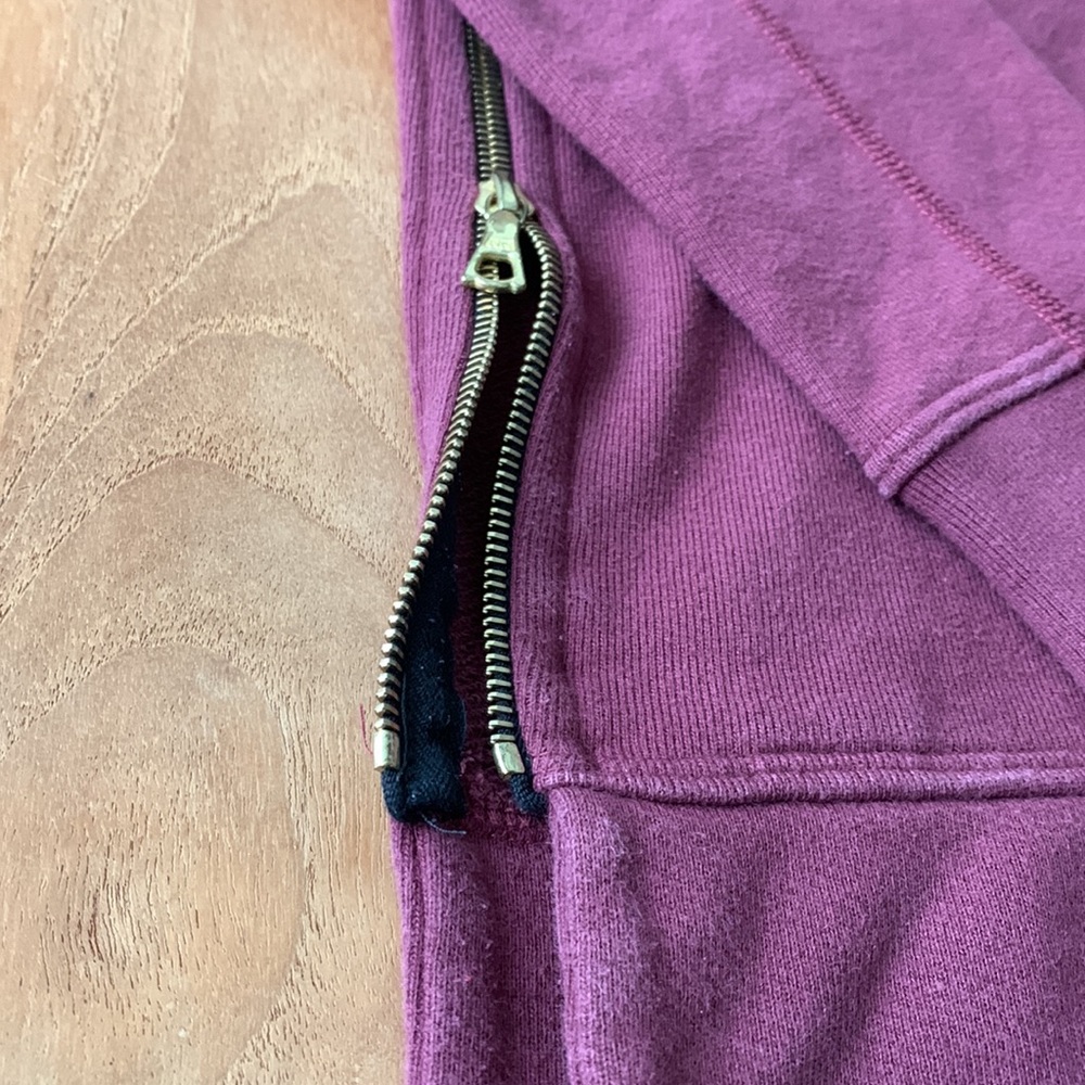 John Elliot Villain Crew Neck Sweatshirt with side zippers - Picture 4 of 10